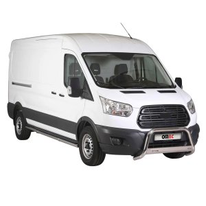 Ford Transit Bull Bar - Omac - Steel 1Pc - Silver - '15-'20